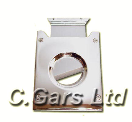 Silver Plated Square Guillotine Cut