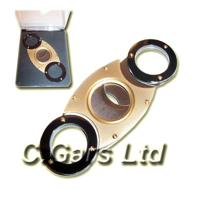 Round End Cutter - Black and Gold