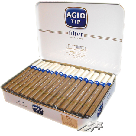 Agio Filter Tip (Discontinued)    Tin of 50