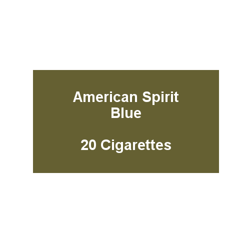American Spirit Blue - 1 Pack of 20