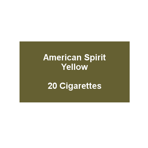 American Spirit Yellow - 1 Pack of 