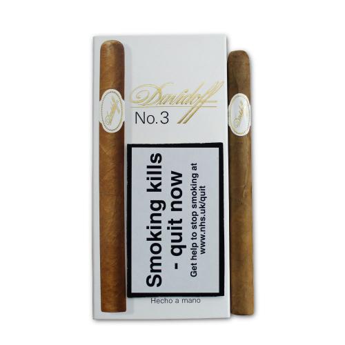 Davidoff No. 3 Cigar - Pack of 5 cigars (Discontinued)