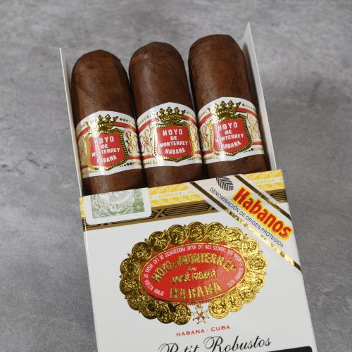 Hoyo de Monterrey Petit Robusto Cigar - Pack of 3