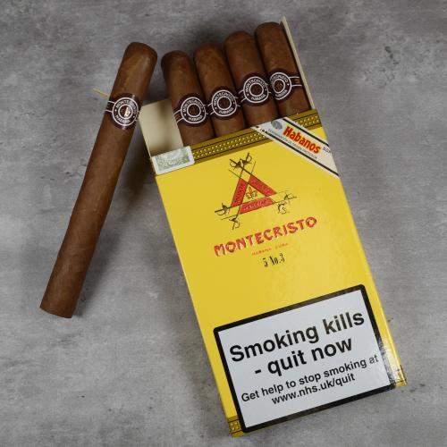 Montecristo No. 3 Cigar - Pack of 5