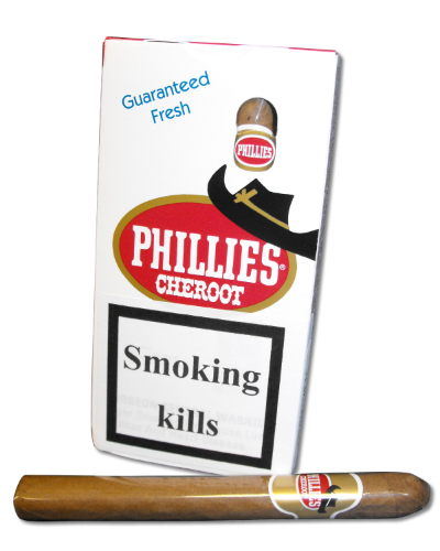 Phillies Cheroot Cigar -  Pack of 5 cigars