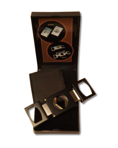 Prince Folding Cigar Cutter - Black