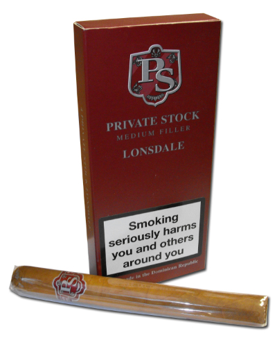 Private Stock Lonsdales Cigar - Pack of 4