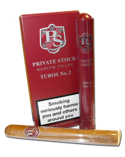 Private Stock Tubos No. 2 Cigar -  Pack of 3