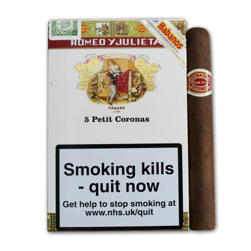 Romeo y Julieta Petit Coronas Cigar - Pack of 5 cigars