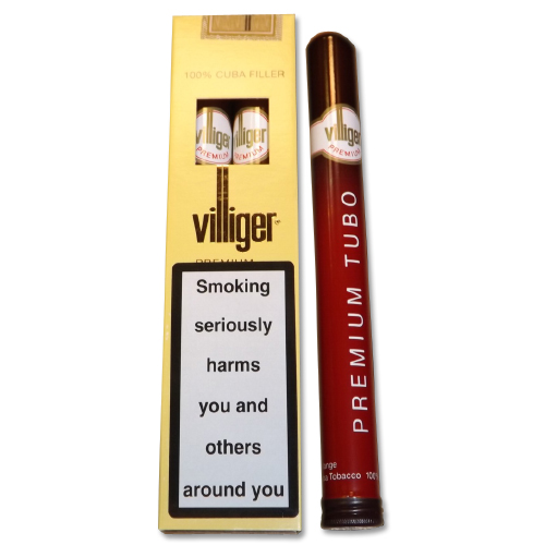 Villiger Premium Tubos Cigar - Pack of 2
