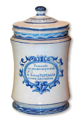 Partagas Ceramic Jar, 1960 (code 04