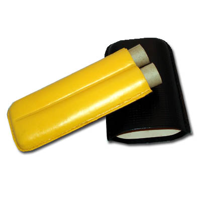 Black and Yellow  - Two Robusto/Cor