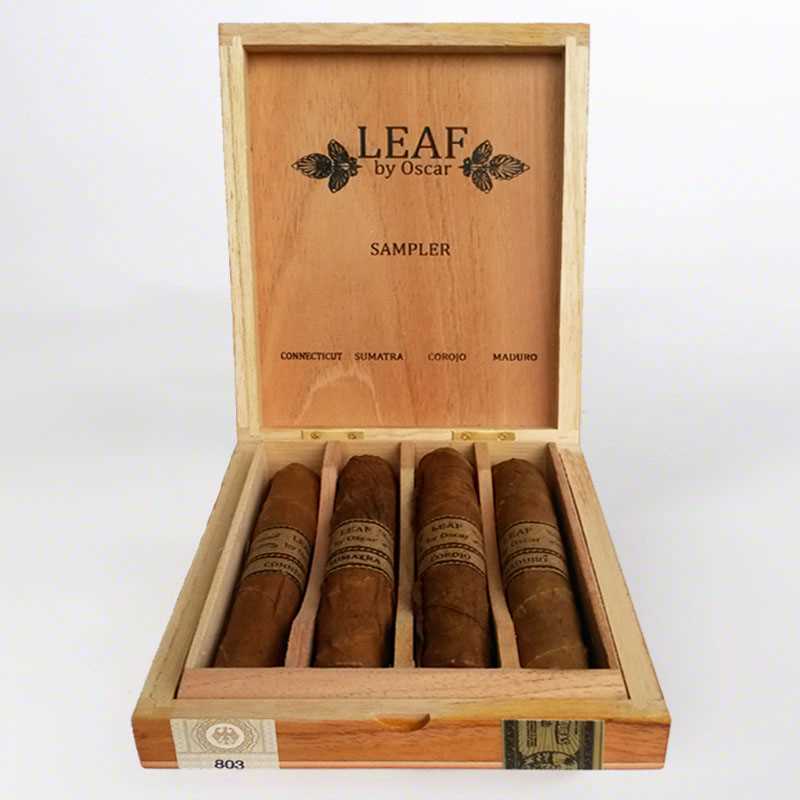 Leaf by Oscar Valladares 4-Cigar Toro Sampler