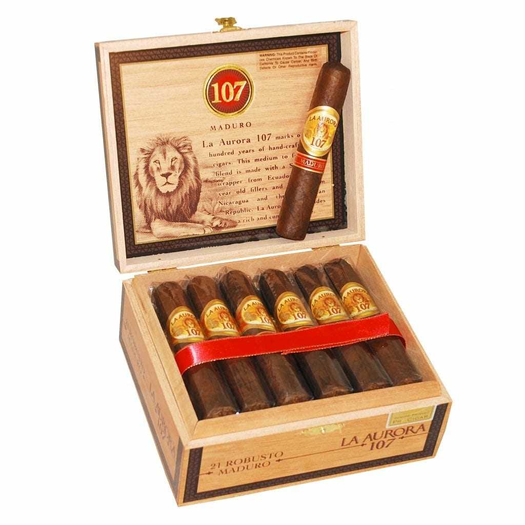 La Aurora 107 Maduro Robusto